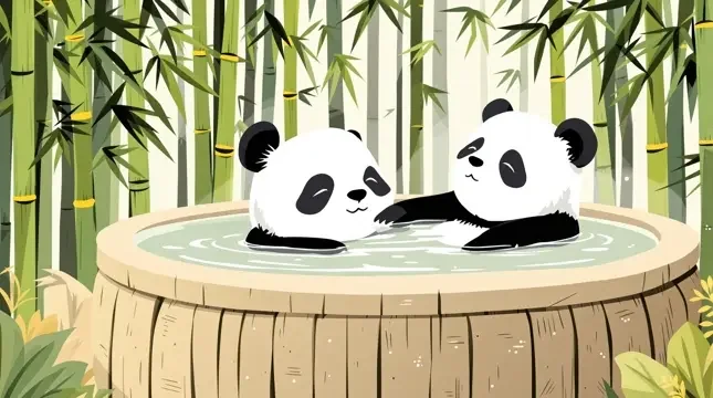 竹林温泉 - 青苹果视频 影片封面